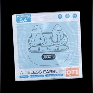 Wireless Earbuds YYK-Q71 & Charging Case & Charging Cable NIB